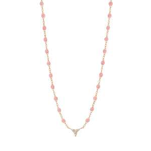 Gigi Clozeau - Petite Kosmos Blush necklace, Rose Gold, 16.5"