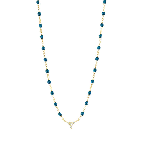 Gigi Clozeau - Petite Kosmos Jungle necklace, Yellow Gold, 16.5