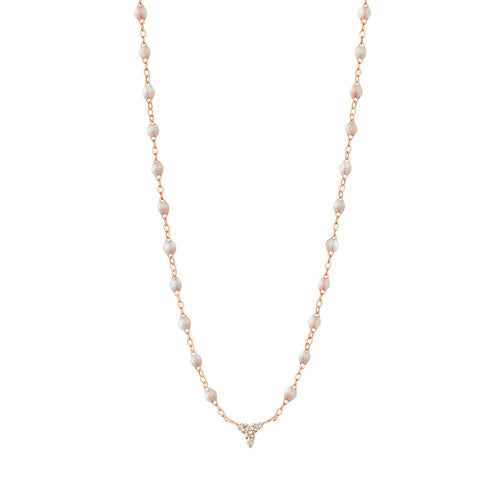 Gigi Clozeau - Petite Kosmos Opal necklace, Rose Gold, 16.5