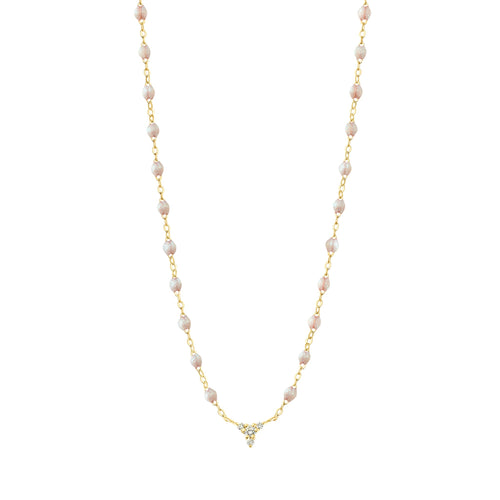 Gigi Clozeau - Petite Kosmos Opal necklace, Yellow Gold, 16.5