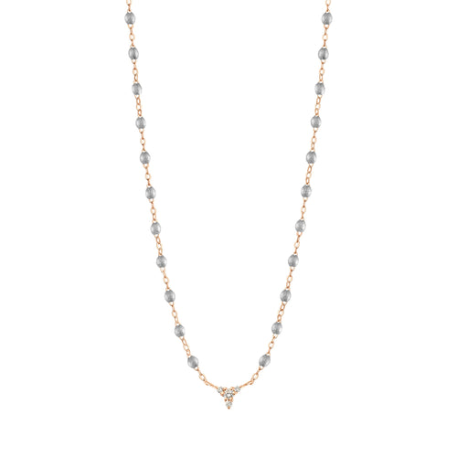 Gigi Clozeau - Petite Kosmos Silver necklace, Rose Gold, 16.5