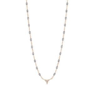 Gigi Clozeau - Petite Kosmos Silver necklace, Rose Gold, 16.5"