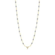 Gigi Clozeau - Petite Kosmos Silver necklace, Yellow Gold, 16.5"