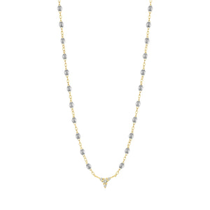 Gigi Clozeau - Petite Kosmos Silver necklace, Yellow Gold, 16.5"