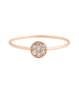 Gigi Clozeau - Puce Diamond Ring, Rose Gold, Size 5.25