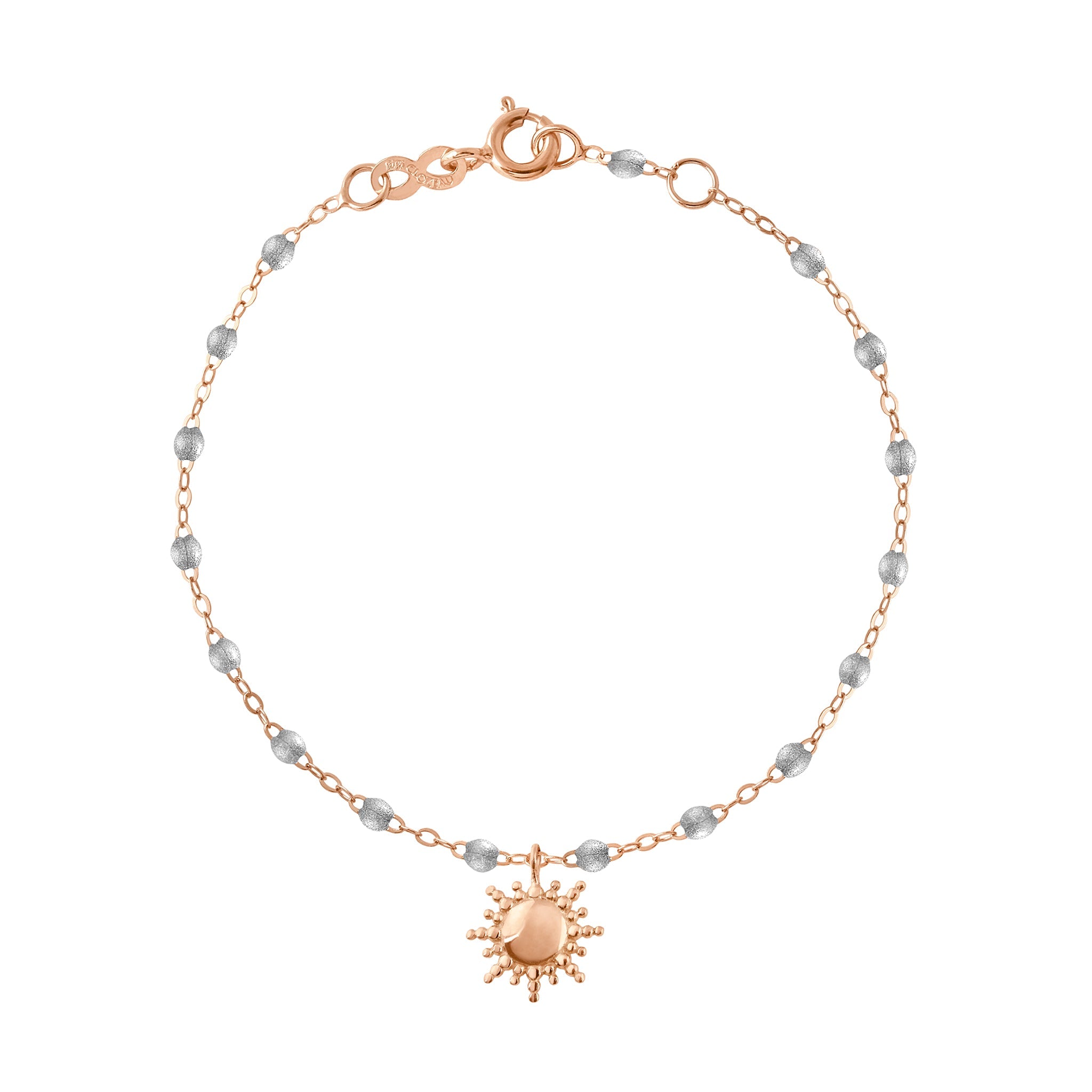 Gigi Clozeau - Sun Classic Gigi Silver bracelet, Rose Gold, 6.7"