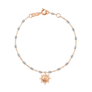 Gigi Clozeau - Sun Classic Gigi Silver bracelet, Rose Gold, 6.7"