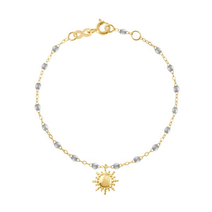 Gigi Clozeau - Sun Classic Gigi Silver bracelet, Yellow Gold, 6.7"