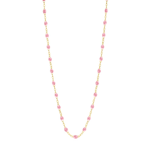 Gigi Clozeau - Classic Gigi Fuchsia necklace, yellow gold, 16.5