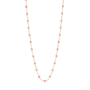 Gigi Clozeau - Classic Gigi Fuchsia necklace, yellow gold, 17.7"