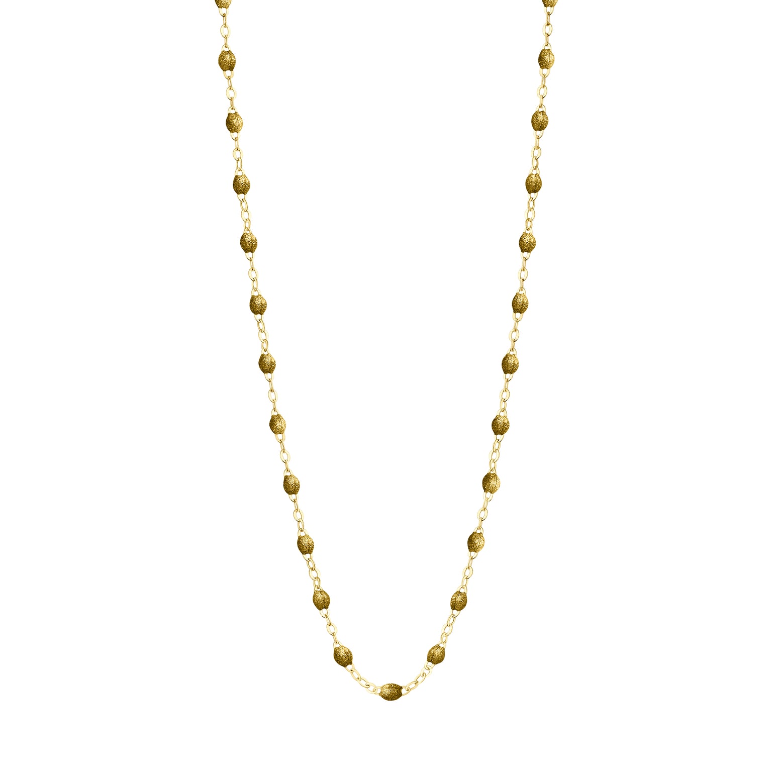 Classic Gigi Candy necklace, yellow gold, 16.5 – Gigi Clozeau - Jewelry