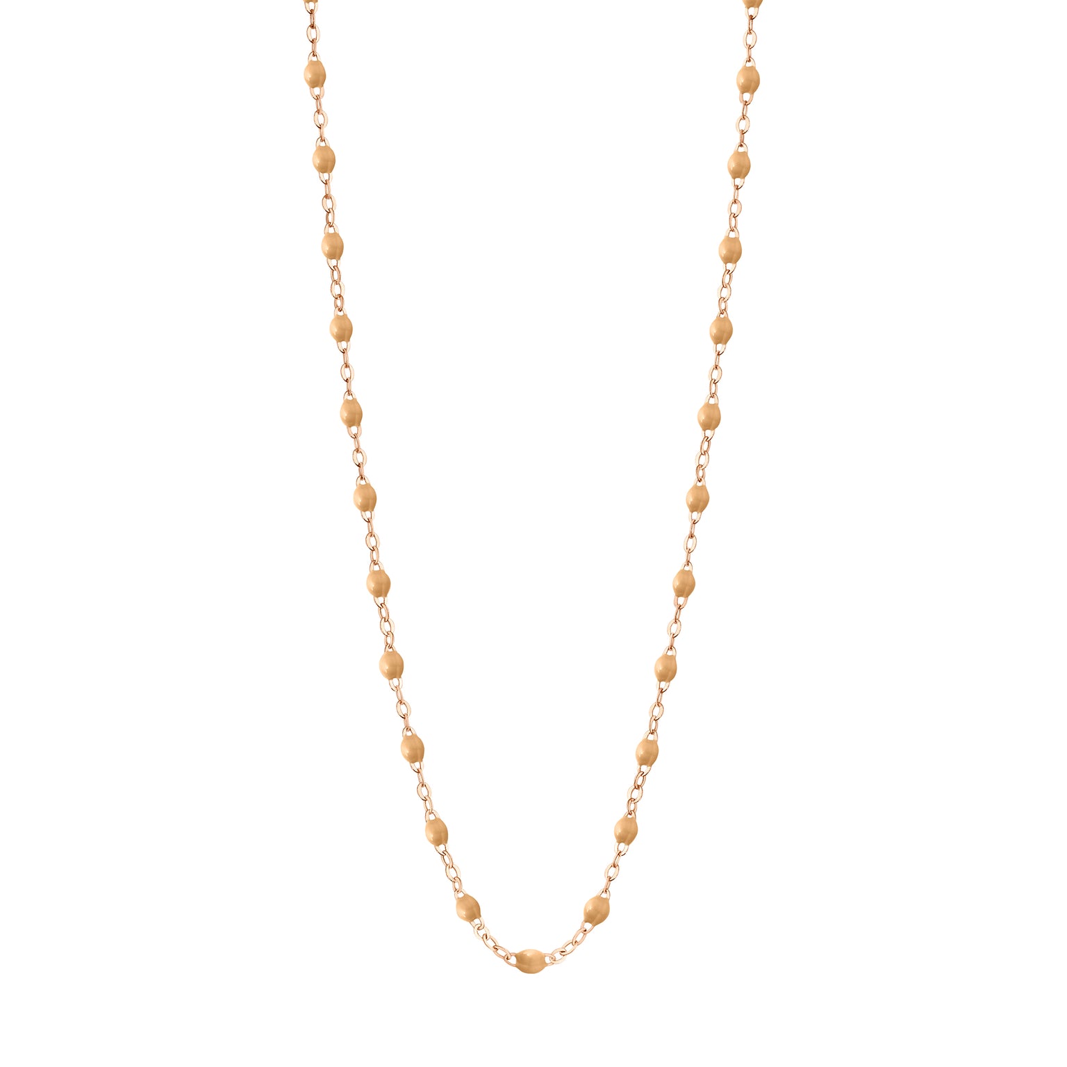 Classic Gigi Nude necklace, Rose Gold, 19.7