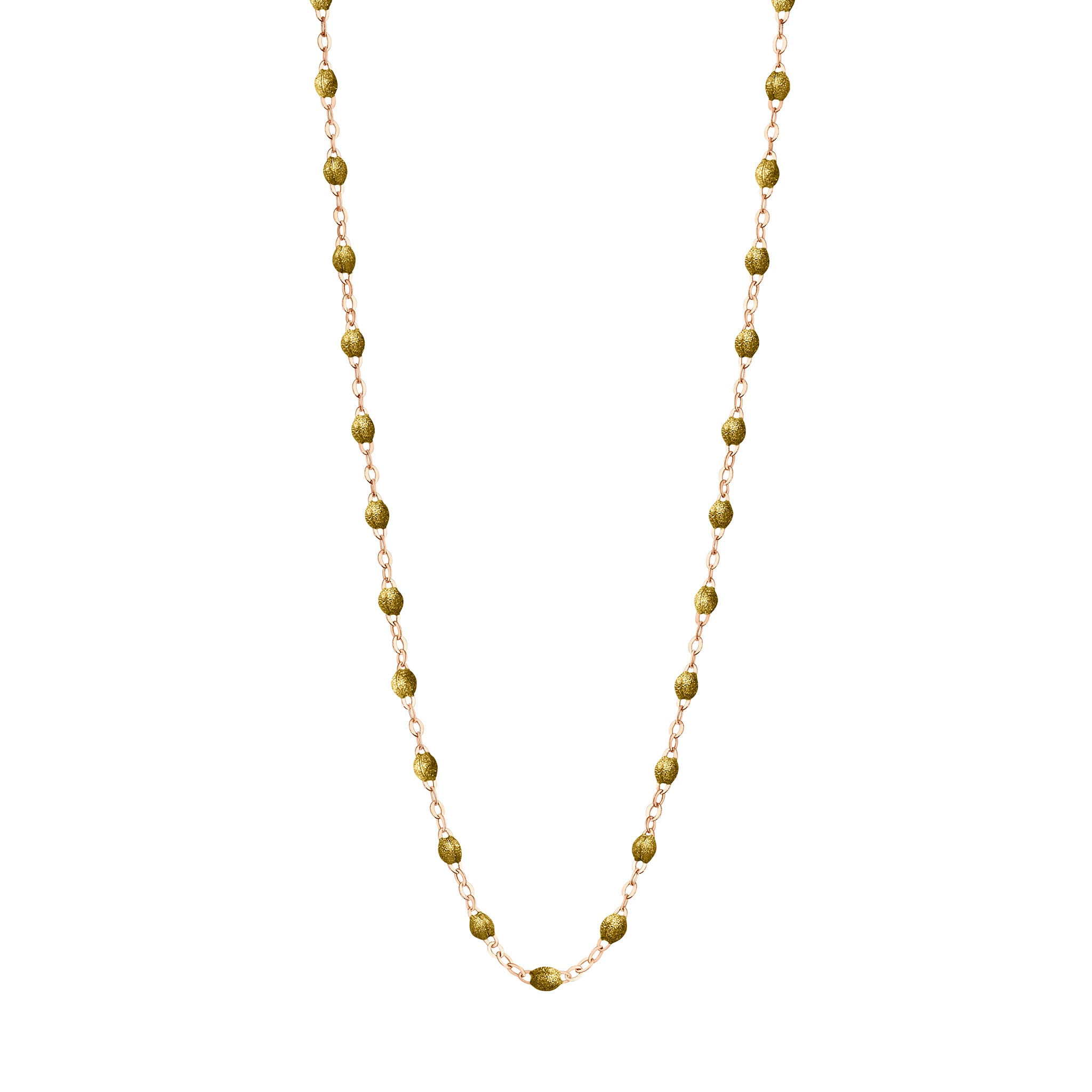 Gigi Clozeau - Classic Gigi Gold necklace, Rose Gold, 19.7"