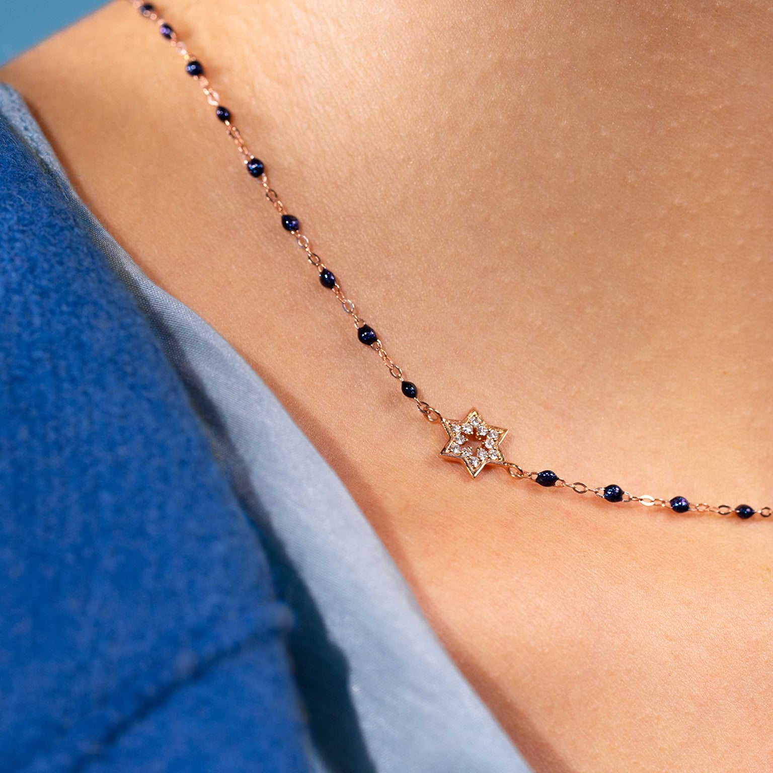 Flower Classic Gigi Baby Pink diamond necklace, Rose Gold, 16.5 – Gigi  Clozeau - Jewelry