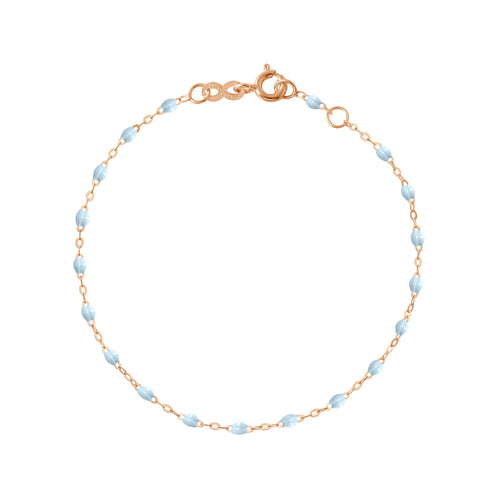 Gigi Clozeau - Baby Classic Gigi Baby Blue bracelet, Rose Gold, 5.1