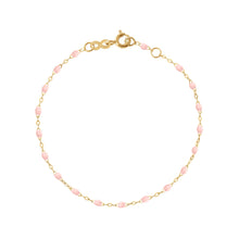 Gigi Clozeau - Baby Classic Gigi Baby Pink bracelet, Yellow Gold, 5.1"