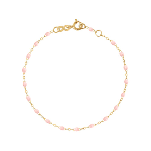 Gigi Clozeau - Baby Classic Gigi Baby Pink bracelet, Yellow Gold, 5.1