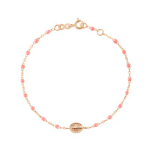 Gigi Clozeau - Child Madone Charm Classic Gigi Fuchsia bracelet, Rose Gold, 5.9"