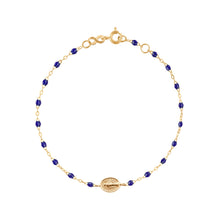 Gigi Clozeau - Child Madone Charm Classic Gigi Lapis bracelet, Yellow Gold, 5.9"