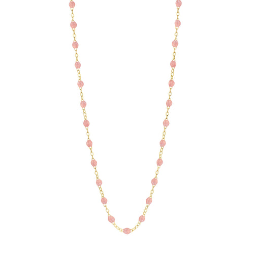 Gigi Clozeau - Classic Gigi Blush necklace, Yellow Gold, 16.5