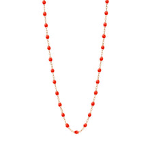 Gigi Clozeau - Classic Gigi Coral necklace, Rose Gold, 17.7"