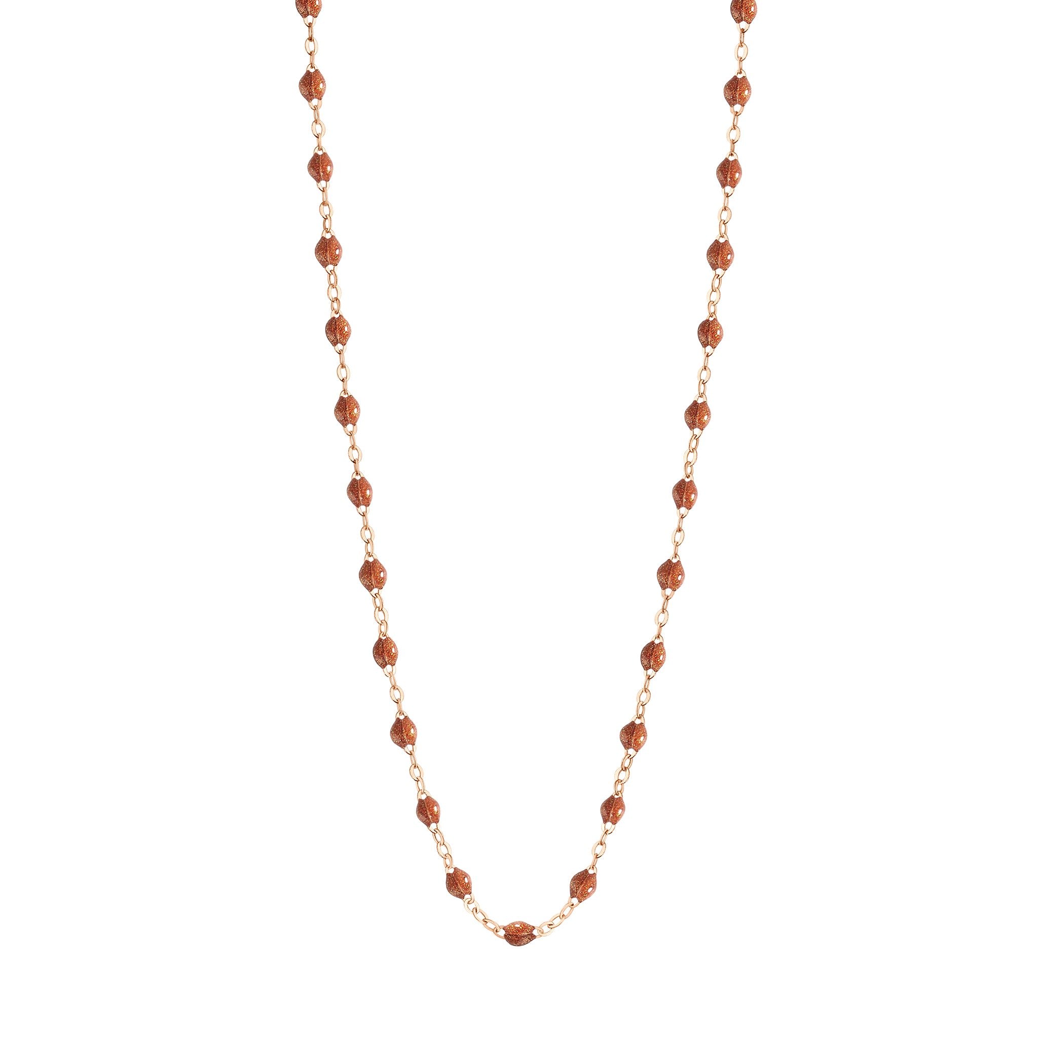 Gigi Clozeau - Classic Gigi Fauve necklace, Rose Gold, 16.5"