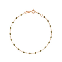 Gigi Clozeau - Classic Gigi Khaki bracelet, Rose Gold, 7.5"