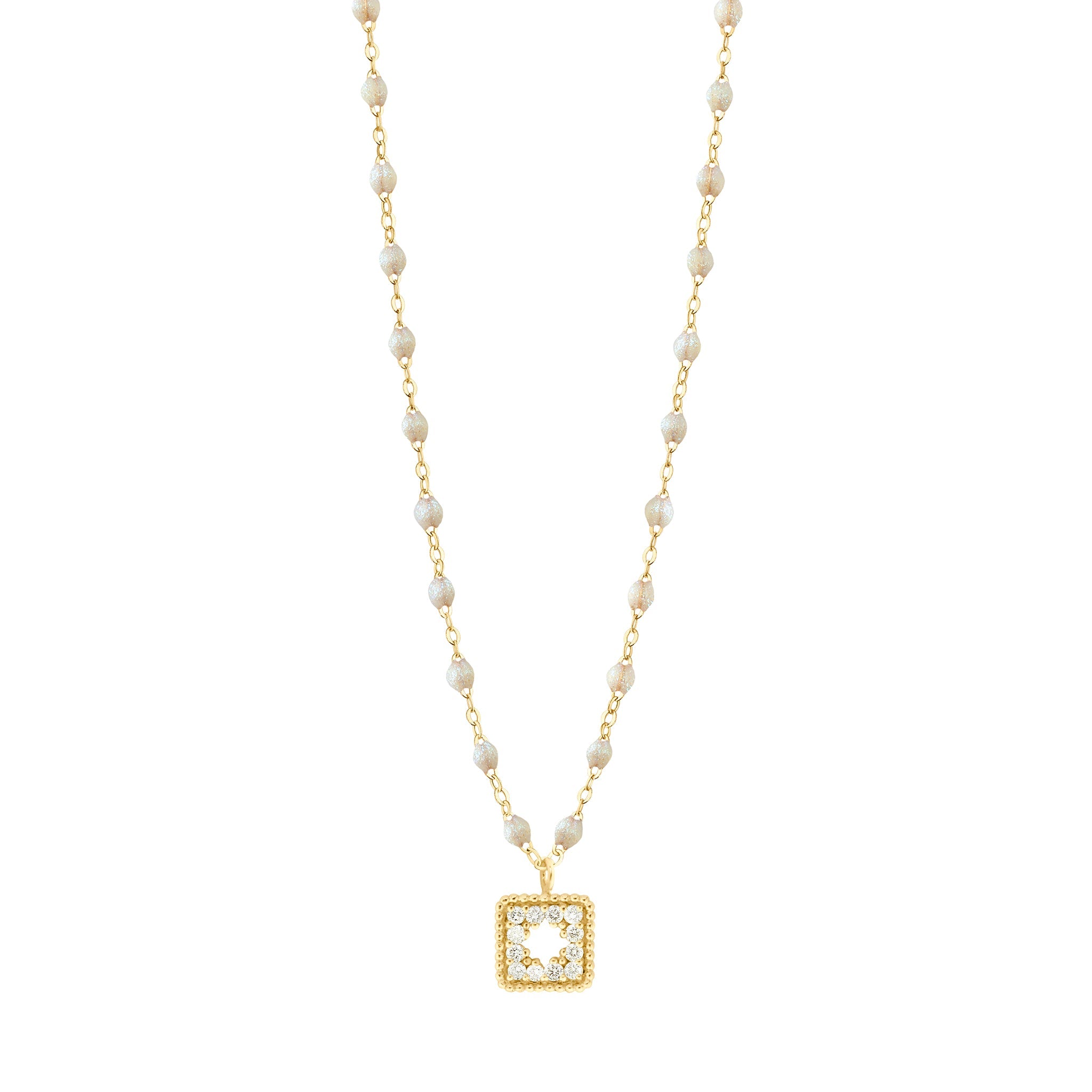 Gigi Clozeau - Classic Gigi Opal Treasure Necklace Yellow Gold, 16.5"