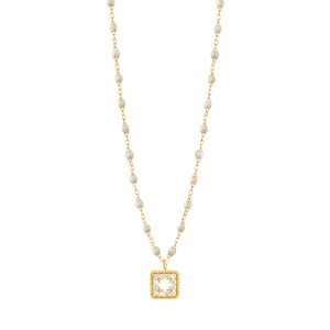 Gigi Clozeau - Classic Gigi Opal Treasure Necklace Yellow Gold, 16.5"