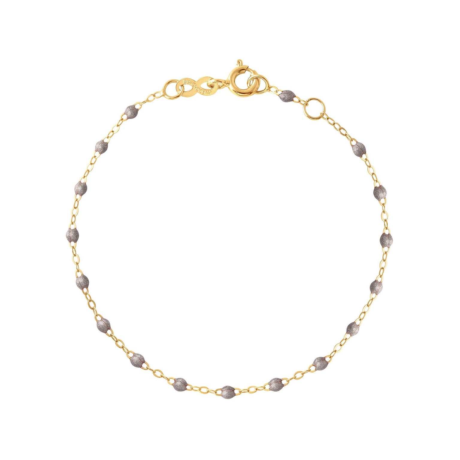 Classic Gigi Silver bracelet, Yellow Gold, 5.9