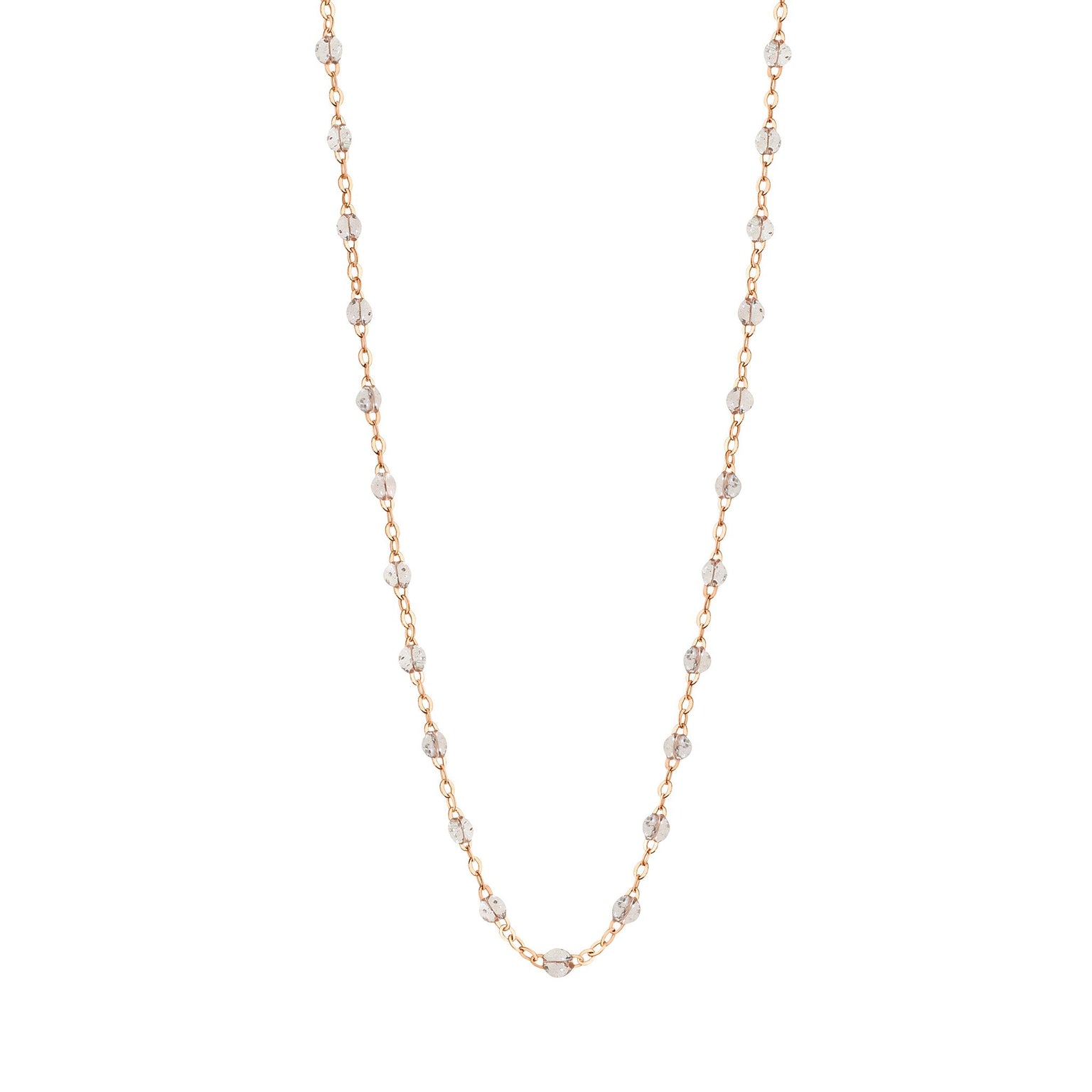 Classic Gigi Sparkle necklace, Rose Gold, 16.5
