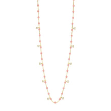 Gigi Clozeau - Gigi Supreme Classic 10 Diamond Necklace, Blush, Yellow Gold, 23.6"