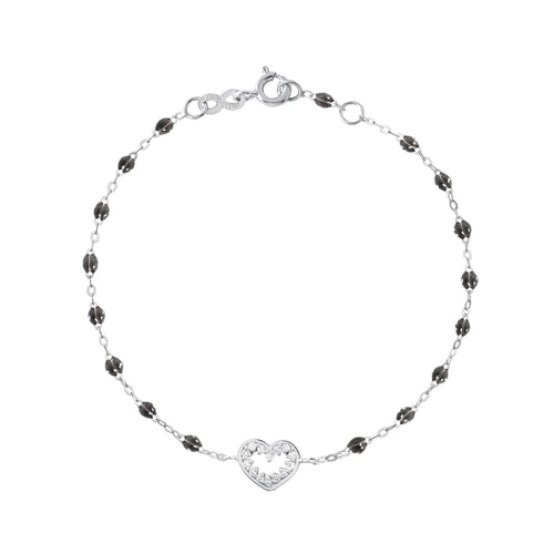 Gigi Clozeau - Heart Supreme Classic Gigi diamond bracelet, Quartz, White Gold, 6.7