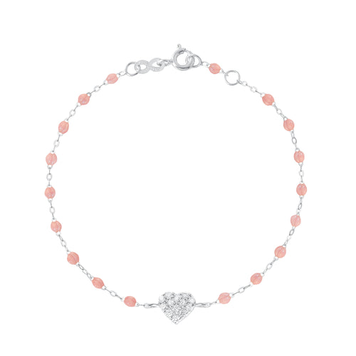 Gigi Clozeau - In Love Diamond Bracelet, Blush, White Gold, 6.7