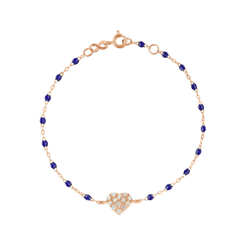 Gigi Clozeau - In Love Diamond Bracelet, Lapis, Rose Gold, 6.7