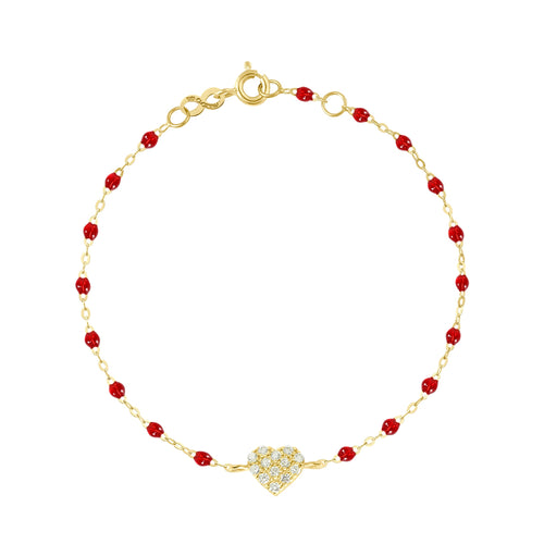 Gigi Clozeau - In Love Diamond Bracelet, Ruby, Yellow Gold, 6.7