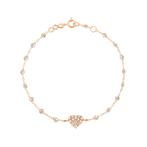 Gigi Clozeau - In Love Diamond Bracelet, Sparkle, Rose Gold, 6.7