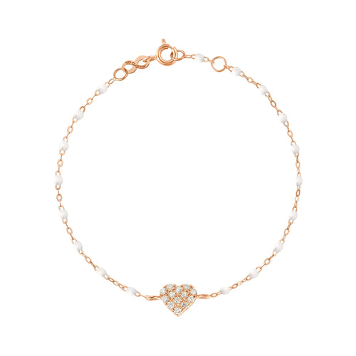 Gigi Clozeau - In Love Diamond Bracelet, White, Rose Gold, 6.7