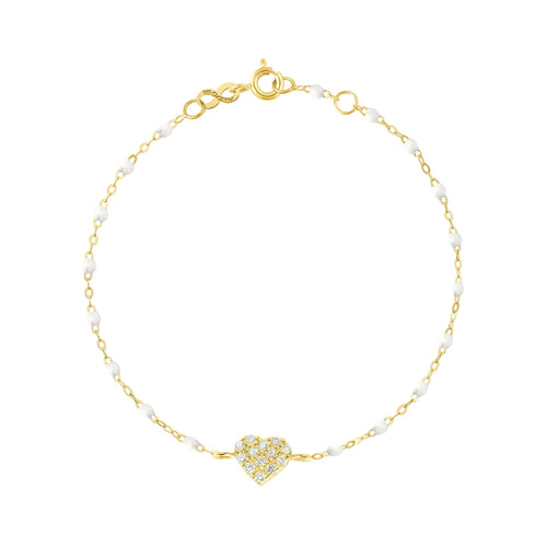 Gigi Clozeau - In Love Diamond Bracelet, White, Yellow Gold, 6.7