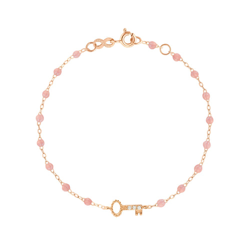 Gigi Clozeau - Key Diamond Blush Bracelet, Rose Gold, 6.7