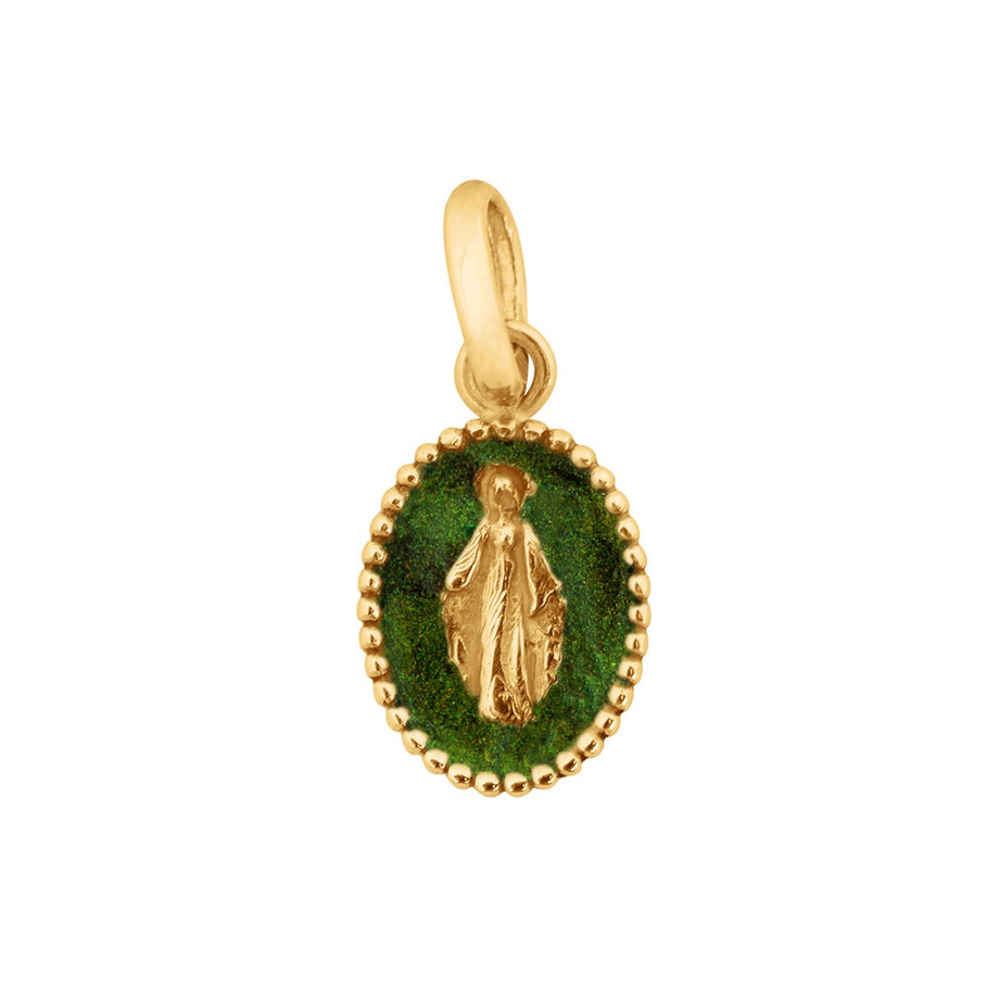 Gigi Clozeau - Madone Scarab Resin Pendant, Yellow Gold