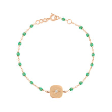 Gigi Clozeau - Miss Gigi Mint diamond bracelet, Rose Gold, 6.7"