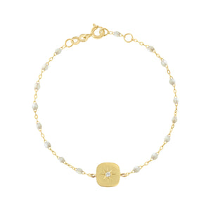 Gigi Clozeau - Miss Gigi Opal diamond bracelet, Yellow Gold, 6.7"