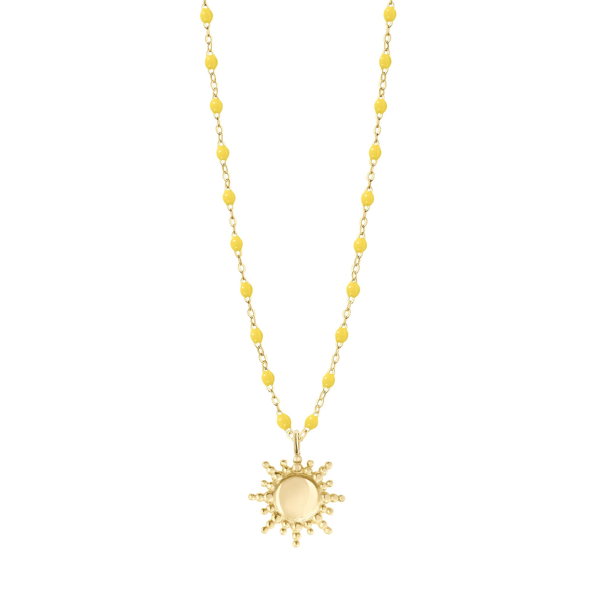 Classic Gigi Sapphire necklace, yellow gold, 16.5 – Gigi Clozeau